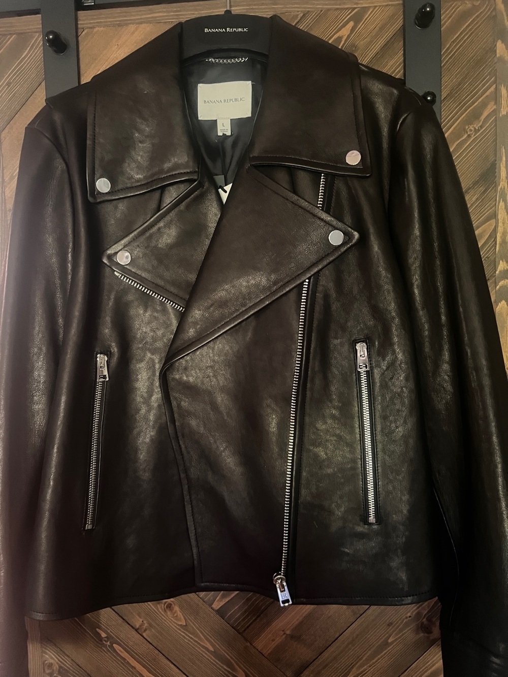 Banana Republic Leather Moto Jacket